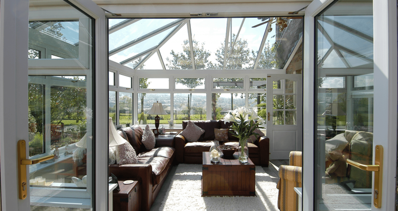Thermal efficiency from uPVC and Double Glazing